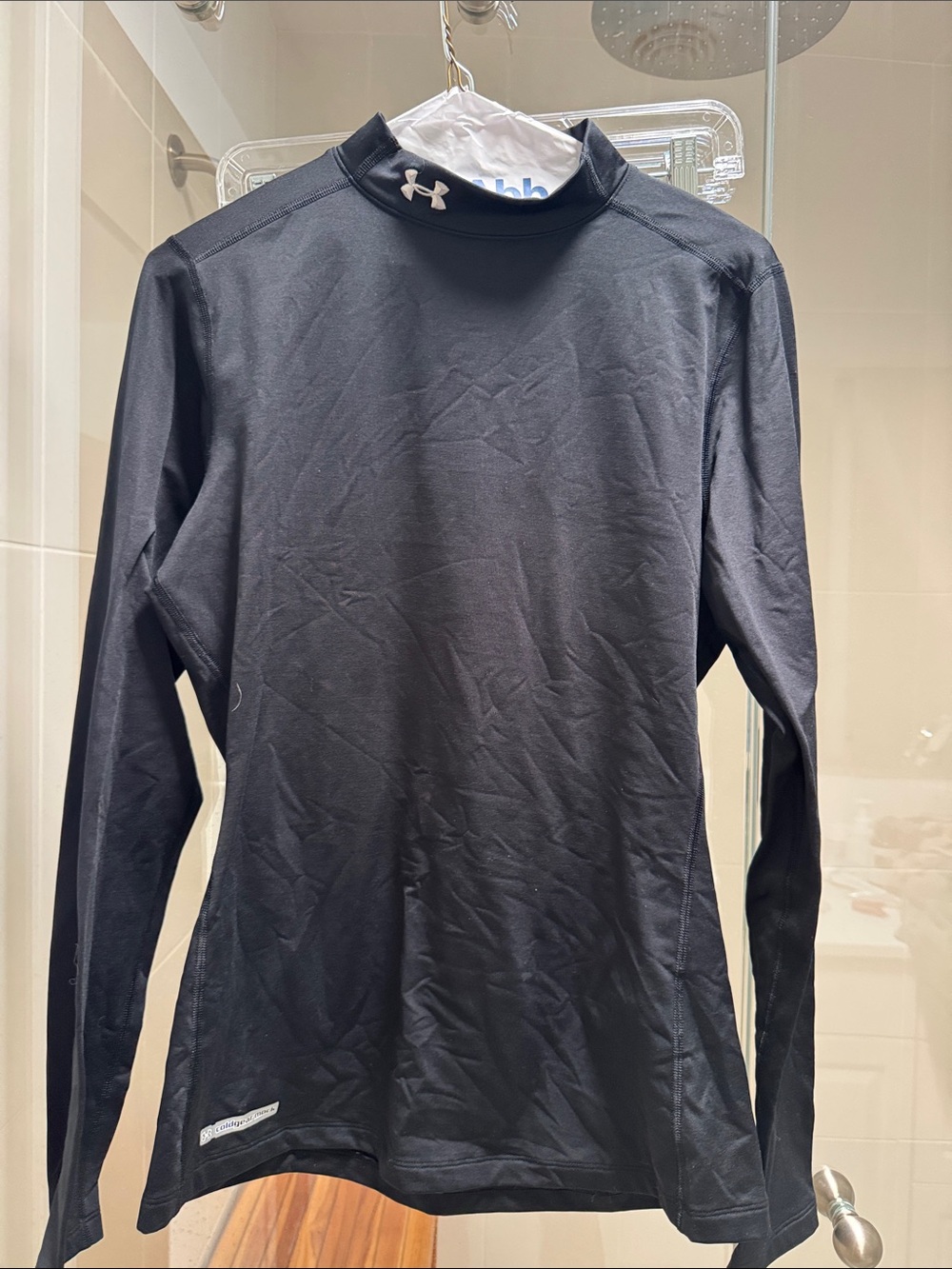 Under Armour Black Long-Sleeve Performance Mock Neck Top